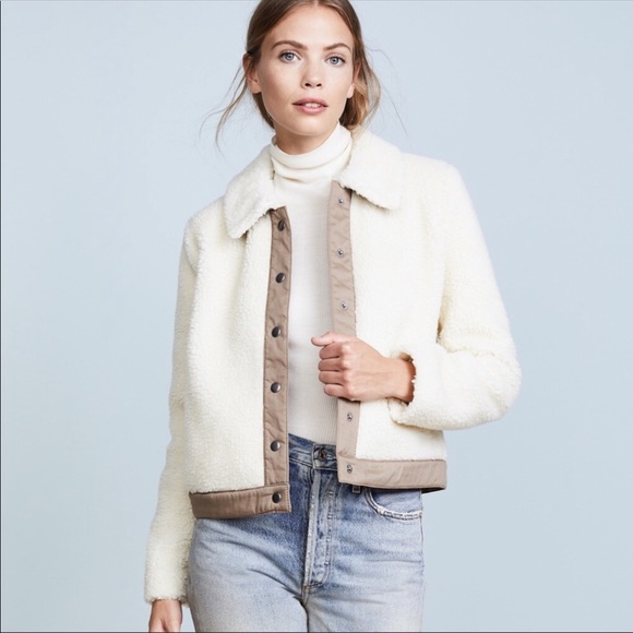 Madewell Jackets & Blazers - Madewell Sherpa Portland Jacket